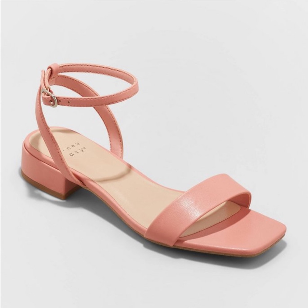 NWT A New Day pink Dolores Ankle Strap Sandals